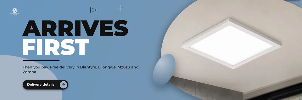Arrives first. Then you pay. Free delivery in Blantyre, Lilongwe, Mzuzu and Zomba.
