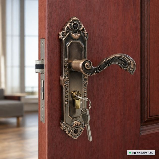 Antique-Style Mortise Door Lockset