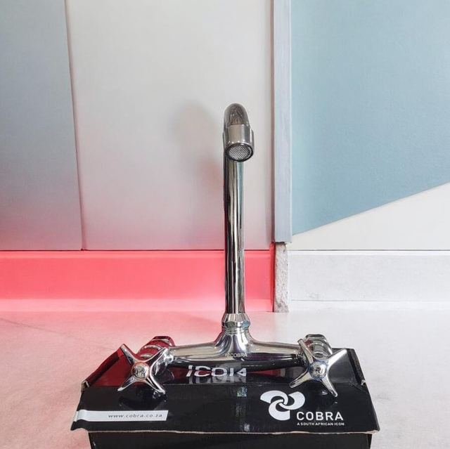 Cobra Double Handle Wall Faucet