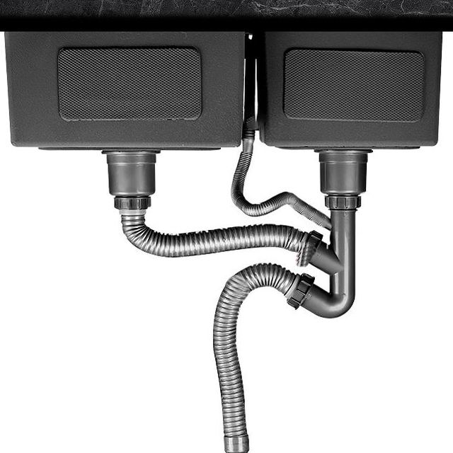 Dual-Basin Stainless Steel Sink, photo 4